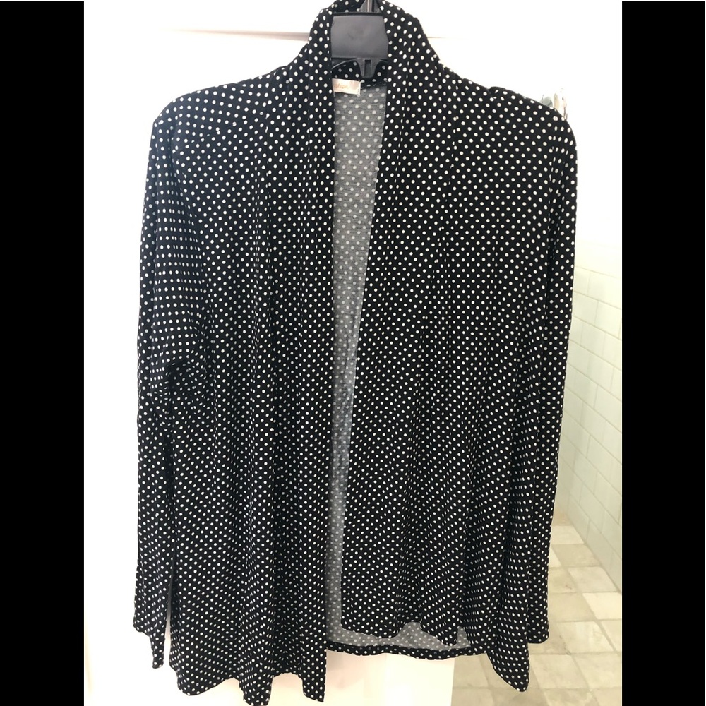 Black and White Dot Cardigan